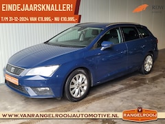 Seat Leon ST - 1.0 EcoTSI Style DSG, trekhaak, navi, carplay, dab, pdc, 16" lmv