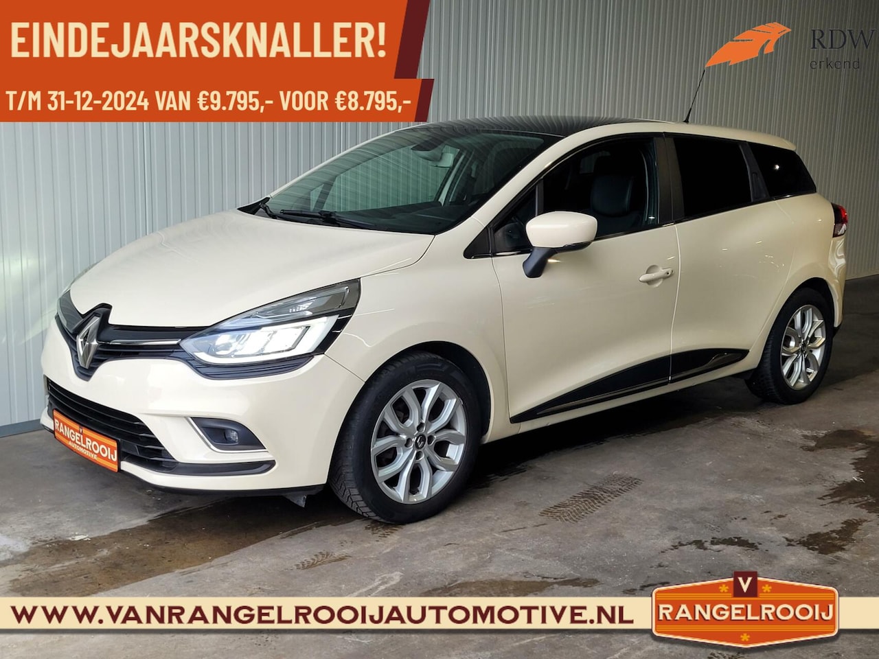 Renault Clio Estate - 1.2 TCe Intens Aut., LED kopl., pano, cruise, lmv - AutoWereld.nl