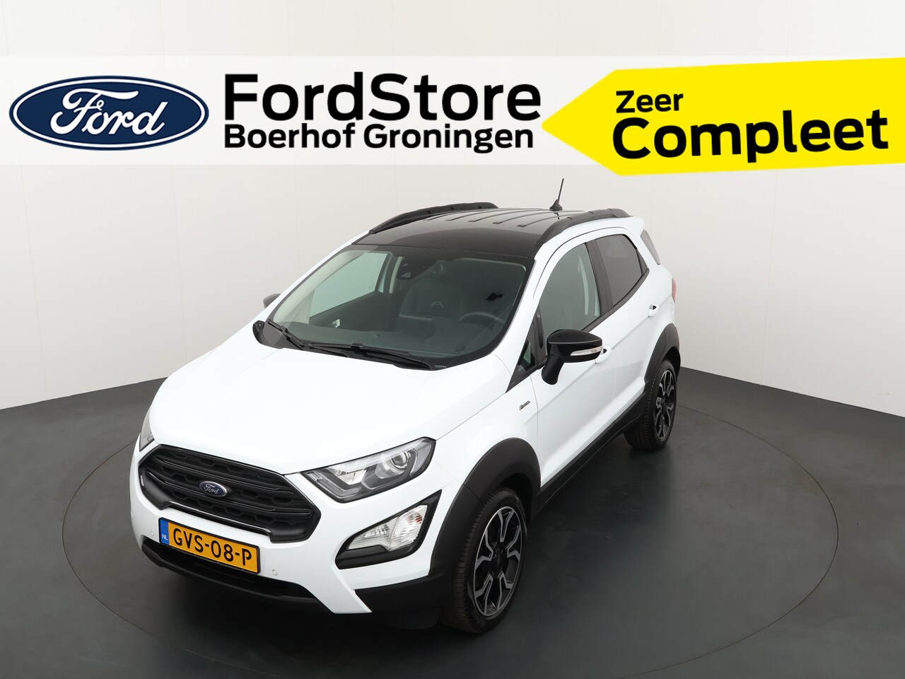 Ford EcoSport - EcoBoost 125PK Active Vooruitverwarming I Navi I Camera I B&O I Leer I Park sensoren voor - AutoWereld.nl