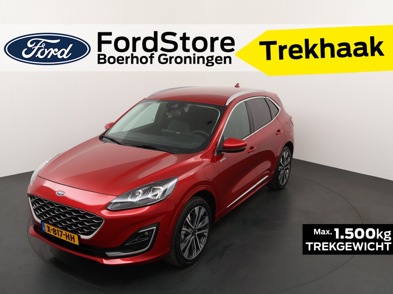 Ford Kuga - 2.5 PHEV Vignale | Trekhaak I Adapt. Cruise I 20"LM I HUD I fabr gar. tm 03-2027 - AutoWereld.nl