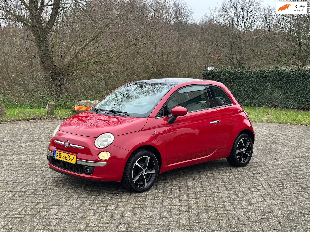 Fiat 500 - 1.2 Lounge PANO DAK I AIRCO I LEUKE AUTO I €3499! - AutoWereld.nl