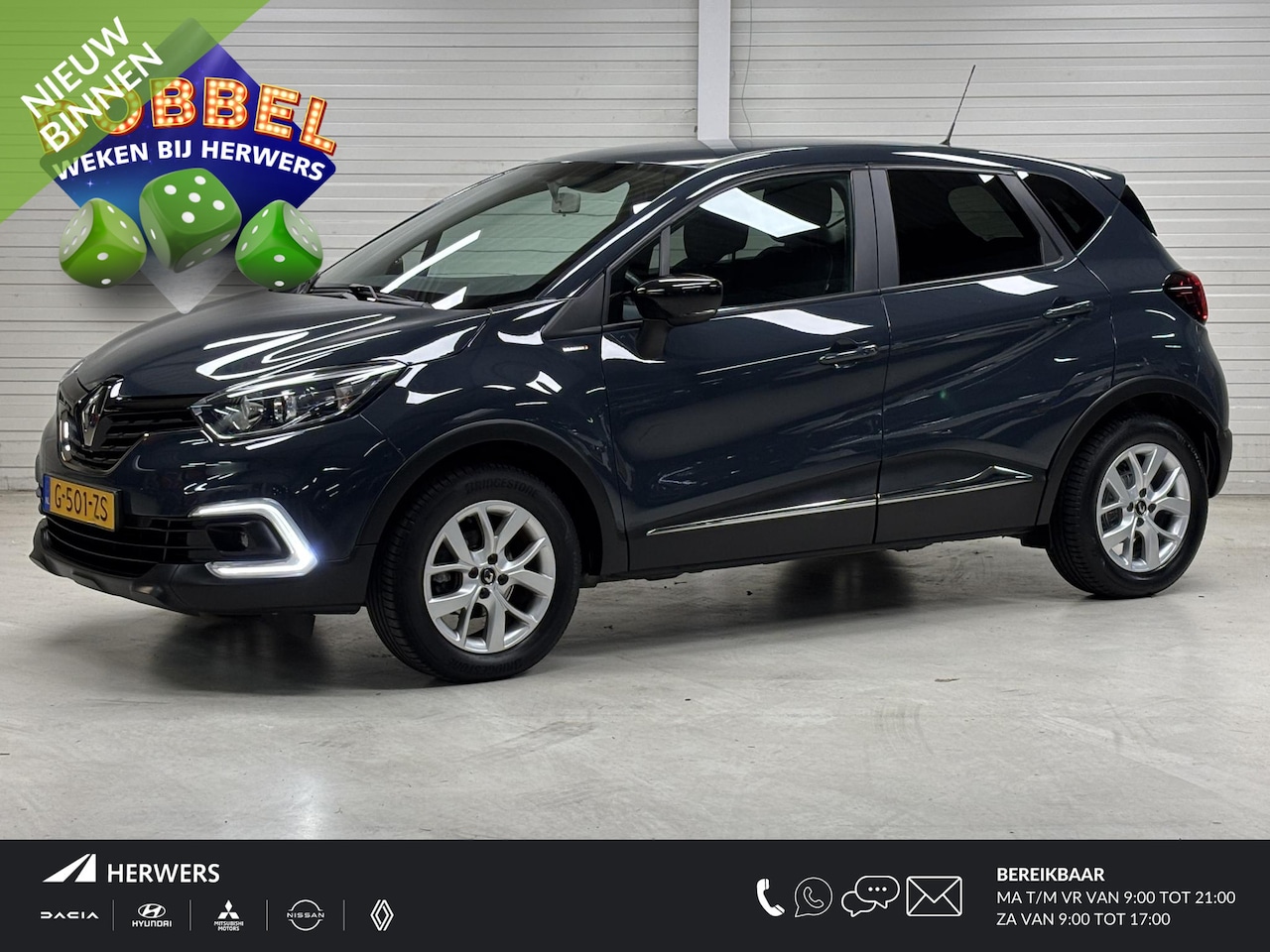 Renault Captur - 0.9 TCe Limited / Trekhaak / Airco / Apple Car Play & Android Auto / Lichtmetalen velgen 1 - AutoWereld.nl