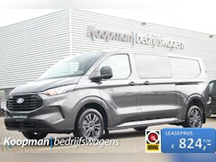 Ford Transit Custom - 320 2.0TDCI 170pk L2H1 Trend DC | L+R Zijdeur | Stoel + Stuurverwarming | Keyless | Carpla