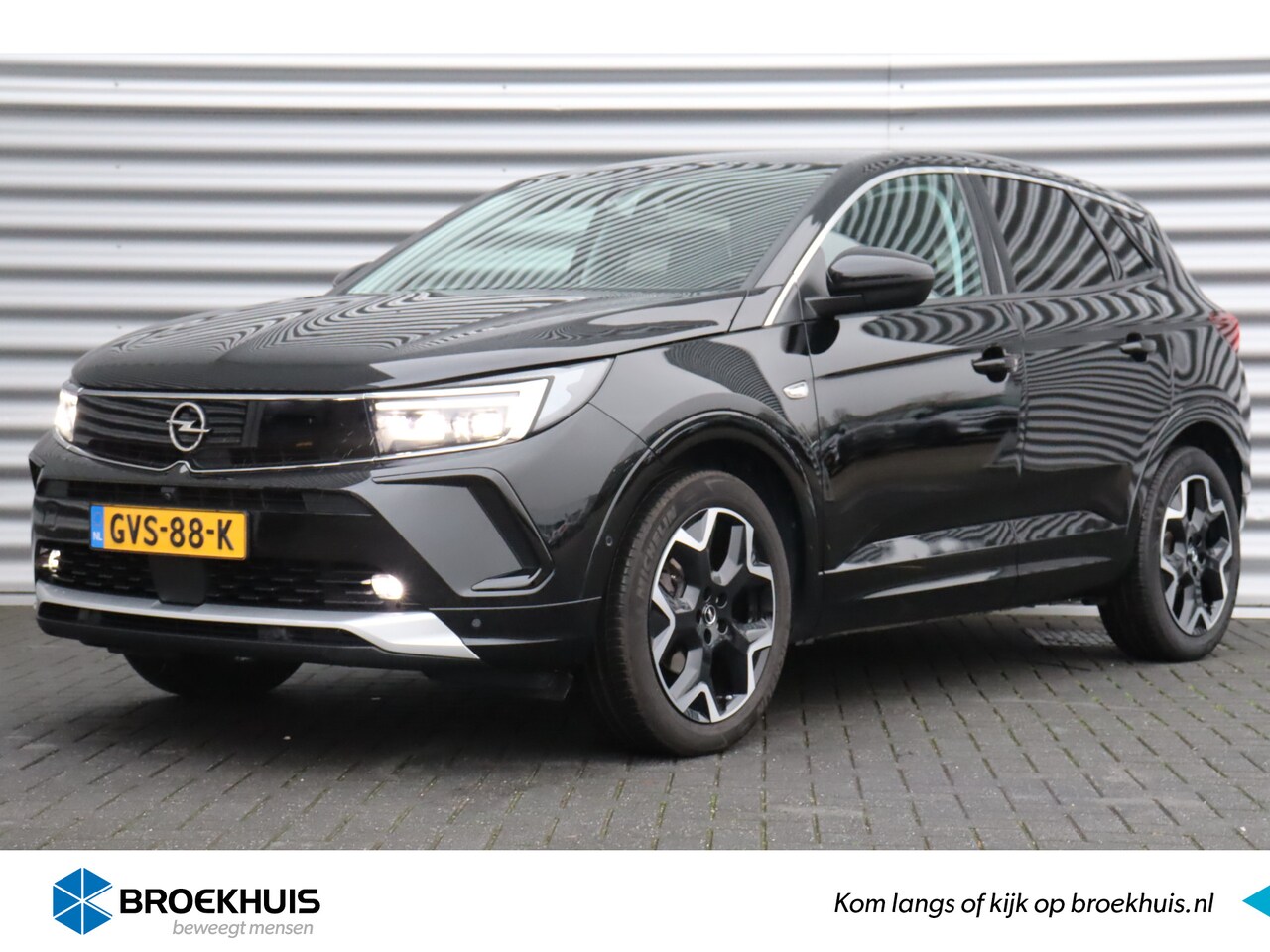 Opel Grandland - 1.2 TURBO 130PK ULTIMATE AUTOMAAT / NAVI / LEDER / CLIMA / LED / PDC / AGR / 19" LMV / ALC - AutoWereld.nl