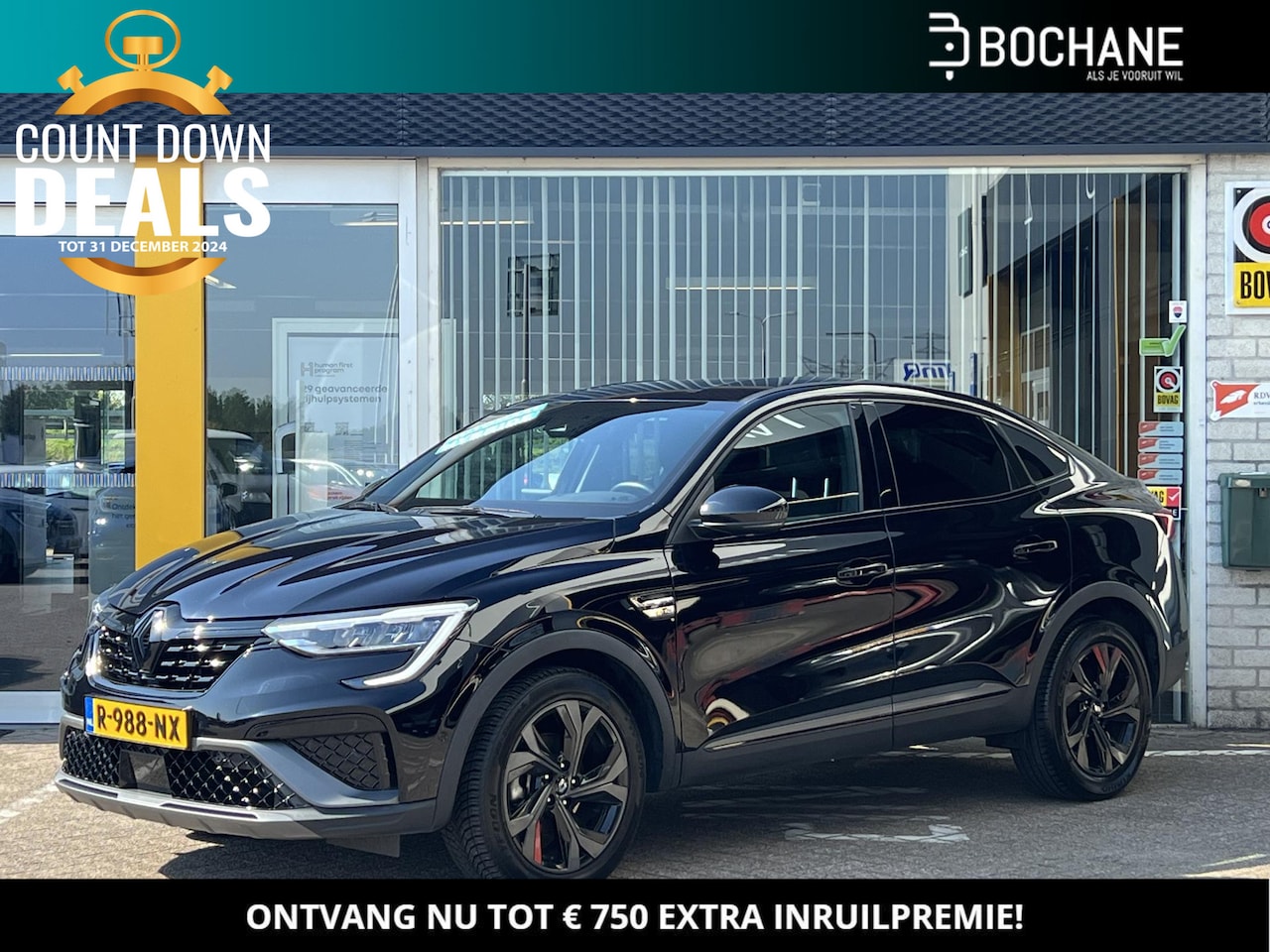 Renault Arkana - 1.6 E-Tech Hybrid 145 R.S. Line | Stoelverwarming | Adaptieve cruise control | Navigatie - AutoWereld.nl