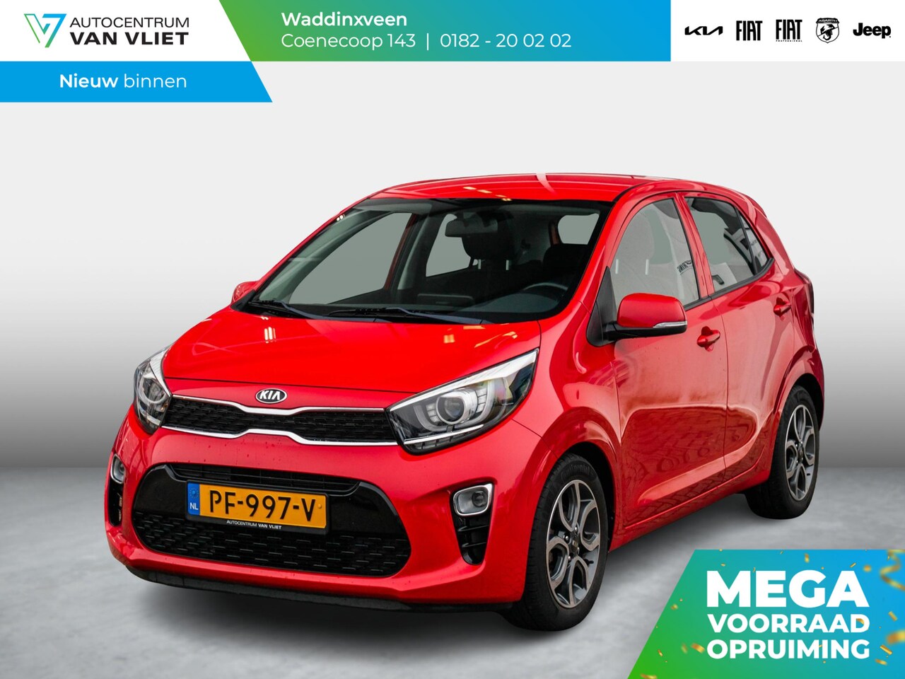 Kia Picanto - 1.0 CVVT First Edition | Climate control | LM velgen | Camera | Lage km stand! | 1e eigena - AutoWereld.nl