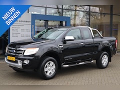 Ford Ranger - 2.2 TDCi LIMITED SUPER CAB NAVI CAMERA LEDER+STOELVERWARMING TREKHAAK ROLLBAR PARKSENSOREN