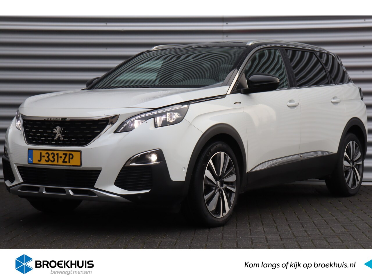 Peugeot 5008 - 1.2 PURETECH 130PK 7-ZITS GT-LINE AUTOMAAT / NAVI / LEDER / CLIMA / FULL-LED / PDC / 19" L - AutoWereld.nl