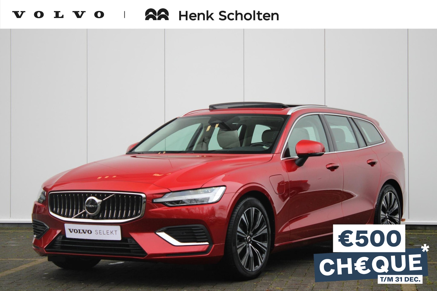 Volvo V60 - T6 AUT8 350PK AWD Plus Bright, Panoramisch Schuif-/kanteldak, Harman Kardon Audio, Verwarm - AutoWereld.nl