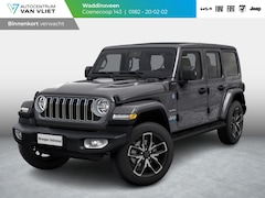 Jeep Wrangler Unlimited - 4xe 380 Sahara | MY25 | Sky One-Touch Power Soft Top | 20" met M+S banden | Geel kenteken