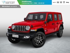 Jeep Wrangler Unlimited - 4xe 380 Sahara | MY25 | Sky One-Touch Power Soft Top | 20" met M+S banden | Geel kenteken