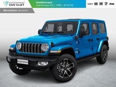 Jeep Wrangler Unlimited - 4xe 380 Sahara | MY25 | Sky One-Touch Power Soft Top | 20" met M+S banden | Geel kenteken