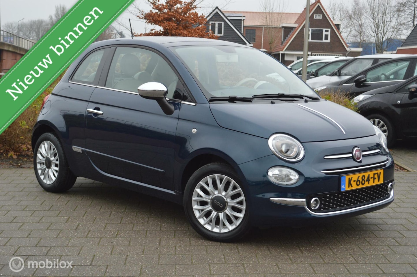 Fiat 500 - 1.2 Lounge | Pano-dak | Navi | Cruise - AutoWereld.nl