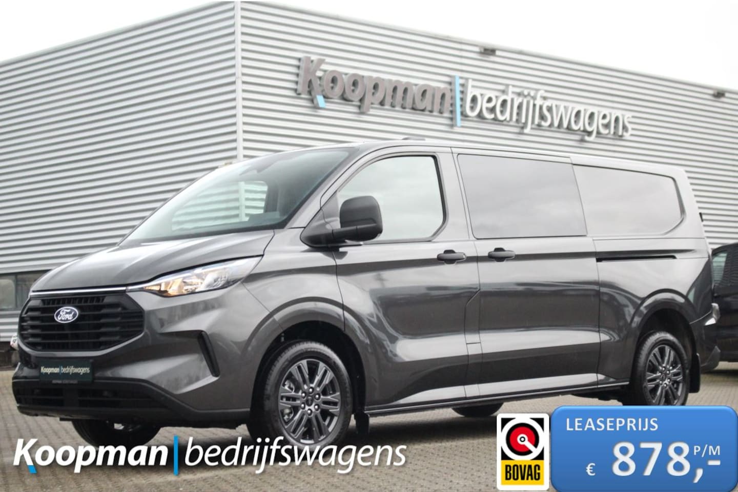 Ford Transit Custom - 320 2.0TDCI 170pk L2H1 Trend DC | 4x4 | AWD | L+R Zijdeur | Stoel + Stuurverwarming | Keyl - AutoWereld.nl