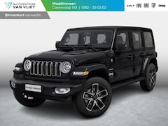 Jeep Wrangler Unlimited - 4xe 380 Sahara | MY25 | Sky One-Touch Power Soft Top | 20" met M+S banden | Geel kenteken