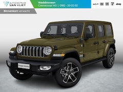 Jeep Wrangler Unlimited - 4xe 380 Sahara | MY25 | Sky One-Touch Power Soft Top | 20" met M+S banden | Geel kenteken