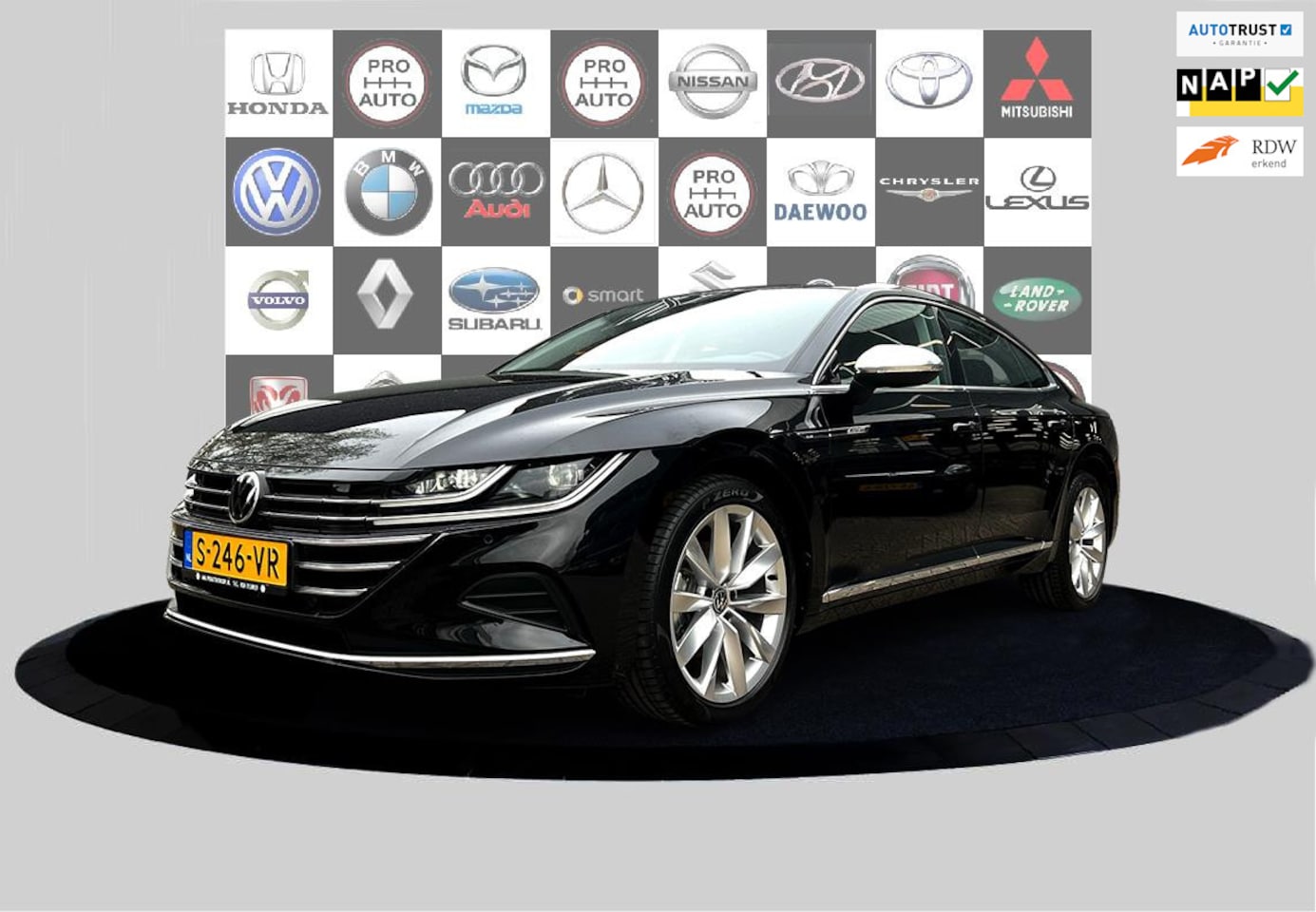 Volkswagen Arteon - GTE1.4 TSI 218pk DSG/AUT eHybrid R-Line PHEV Camera, Massage stoel, Adaptief cruise contro - AutoWereld.nl