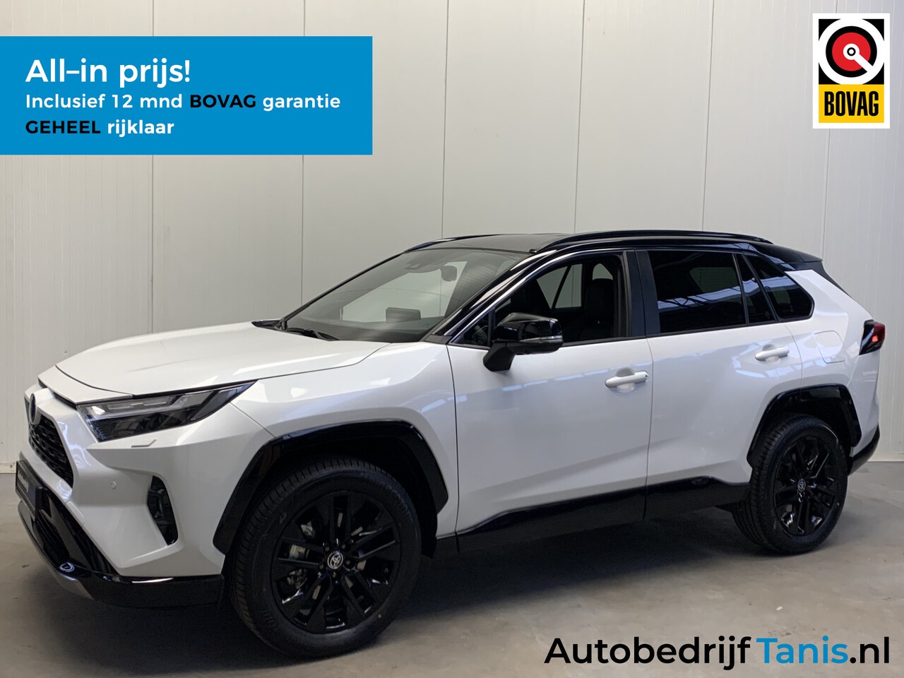 Toyota RAV4 - 2.5 Hybrid Style 218PK TWOTONE-LEDER-360°CAMERA-ECC-LANE ASSIST-PDC-NAVI by CARPLAY - AutoWereld.nl