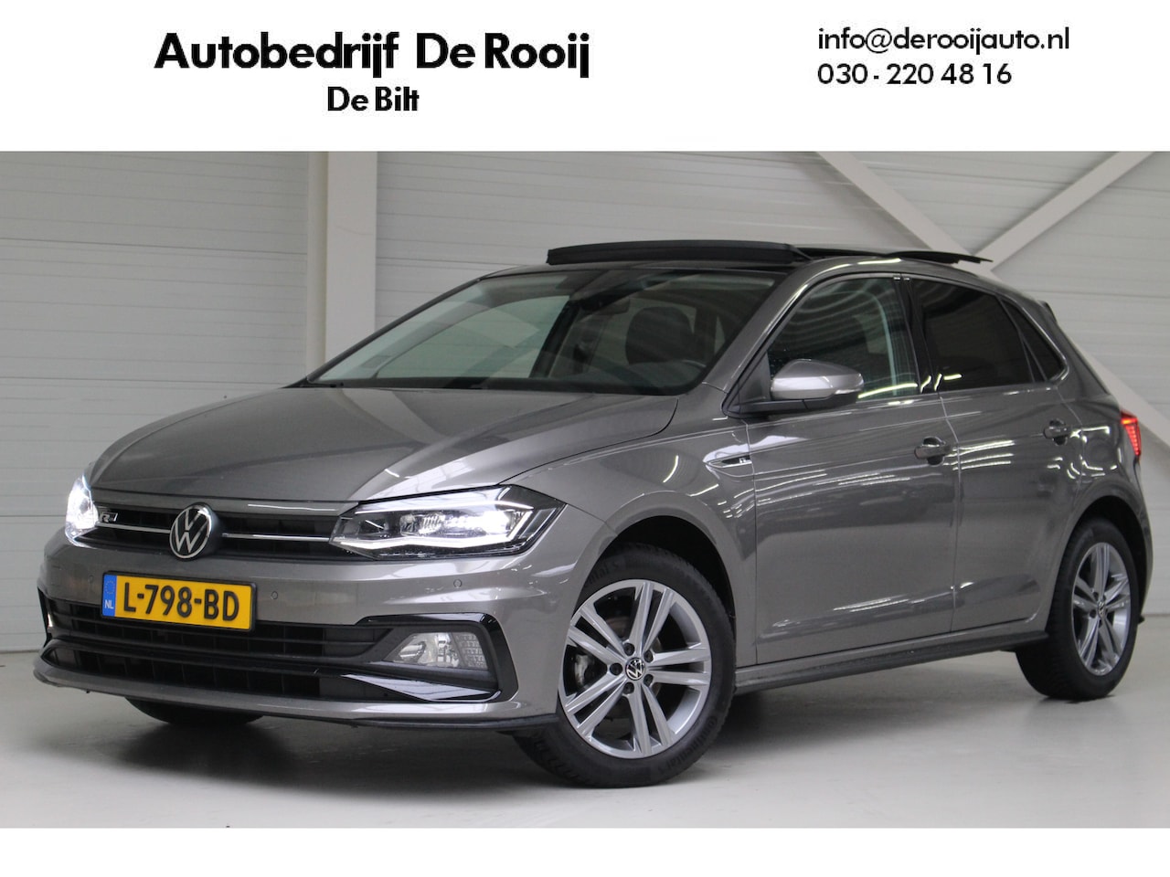 Volkswagen Polo - 1.0 TSI Highline Business R-Line Navigatie | Camera | Climate Control | Panoramadak - AutoWereld.nl