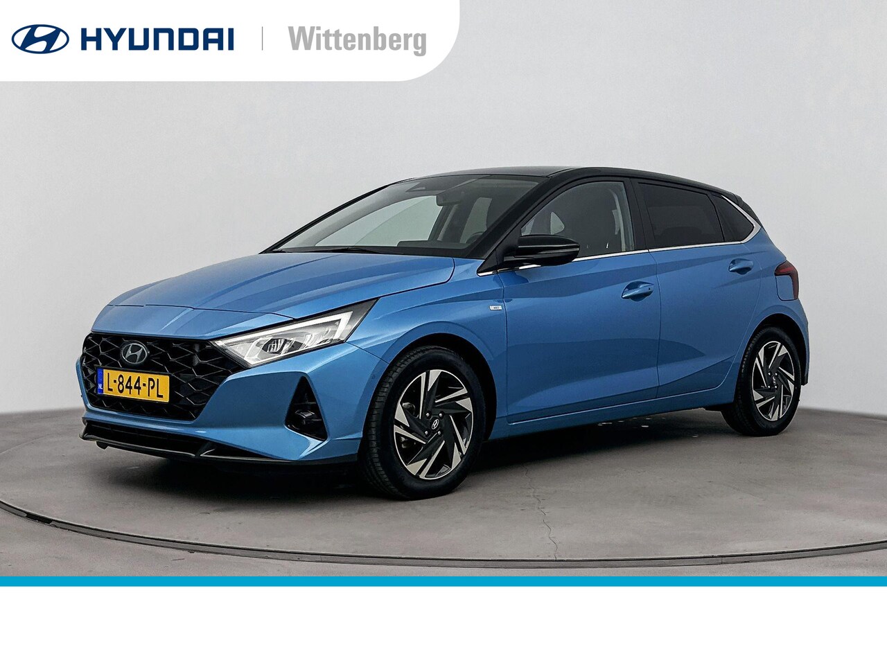 Hyundai i20 - 1.0 T-GDI PREMIUM | TWO TONE | PRIVACY GLASS | 16'' LM VELGEN | NAVI | ELEKTRISCHE SPIEGEL - AutoWereld.nl