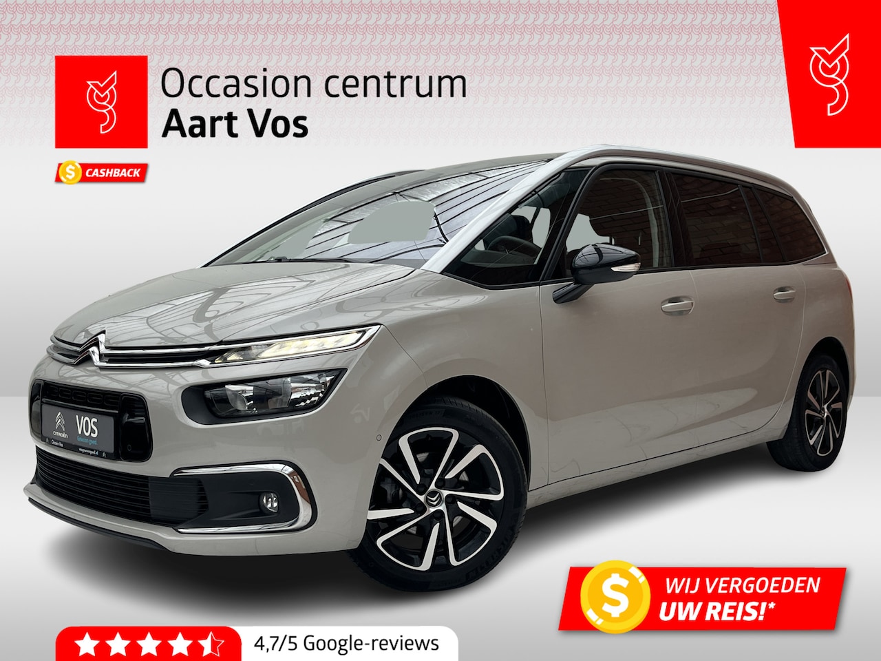 Citroën Grand C4 SpaceTourer - PureTech 130 Shine | Camera | Carplay/Android Auto | - AutoWereld.nl