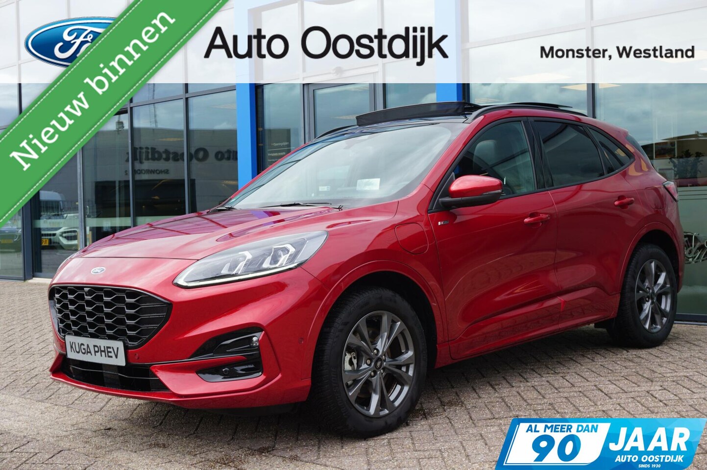 Ford Kuga - 2.5 PHEV ST-Line X 225PK Panodak Winterpack Climate Adaptieve Cruise Navi Camera B&O Blind - AutoWereld.nl