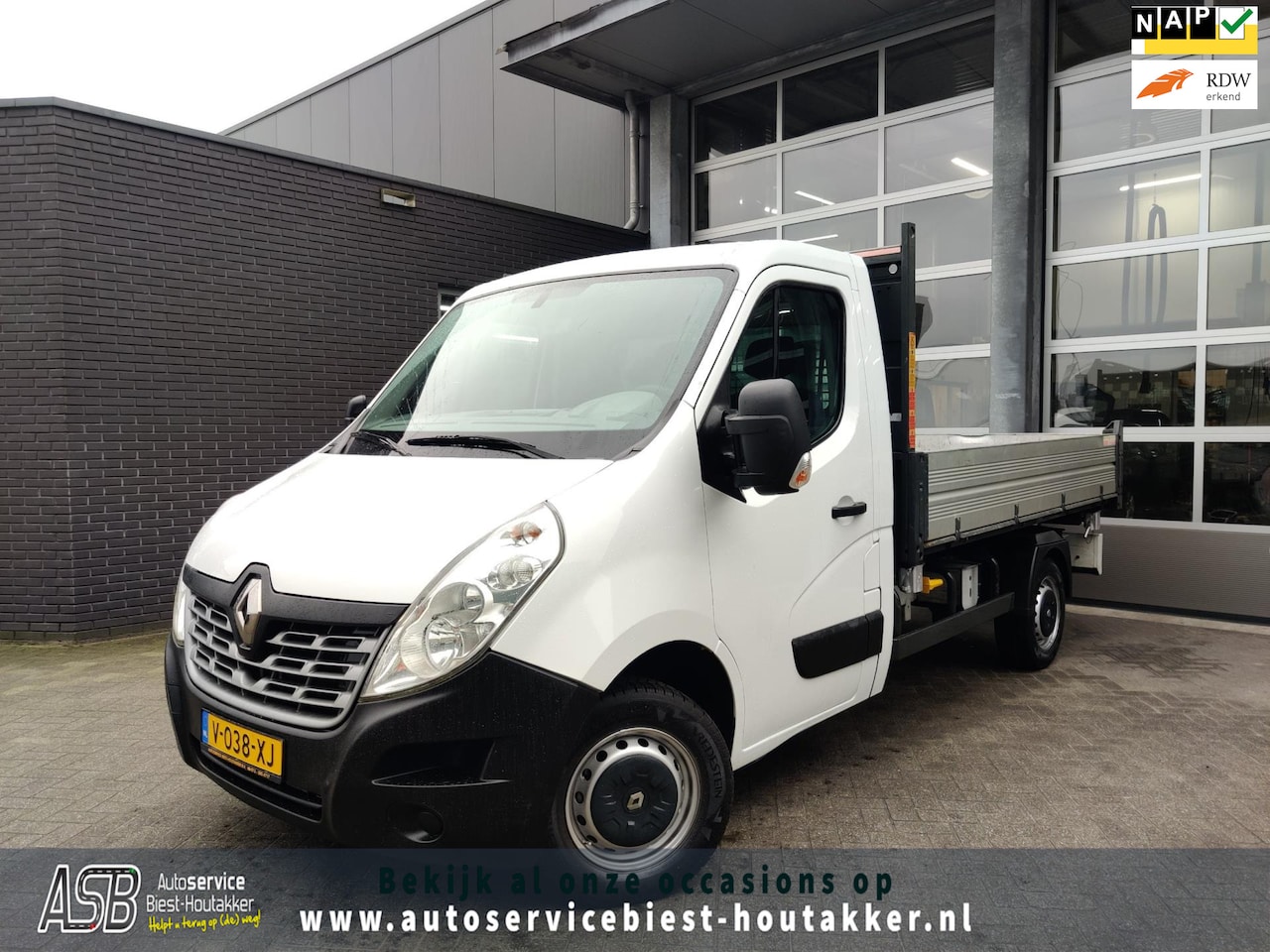 Renault Master - T35 2.3 dCi L2 | 3 zijdig Kipper | 13p Trekhaak | 3-zits | 6-bak | Airco - AutoWereld.nl