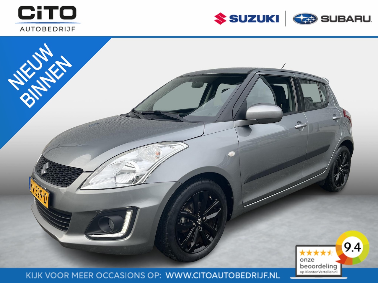 Suzuki Swift - 1.2 Bandit EASSS | Zwart LM velgen | Armsteun | Navi | Airco | Zeer mooi!! - AutoWereld.nl