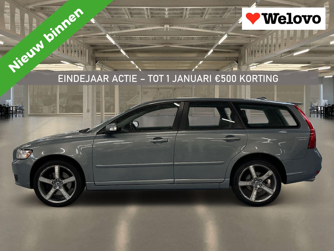 Volvo V50 - 2.5 T5 AWD Summum Schuifdak/leer/Garantie - AutoWereld.nl