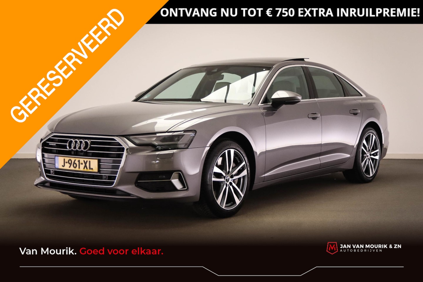 Audi A6 Limousine - 50 TFSI e Quattro Business edition | PANORAMADAK | NAPPA LEDER | HOUTAFWERKING  | STUURWIE - AutoWereld.nl