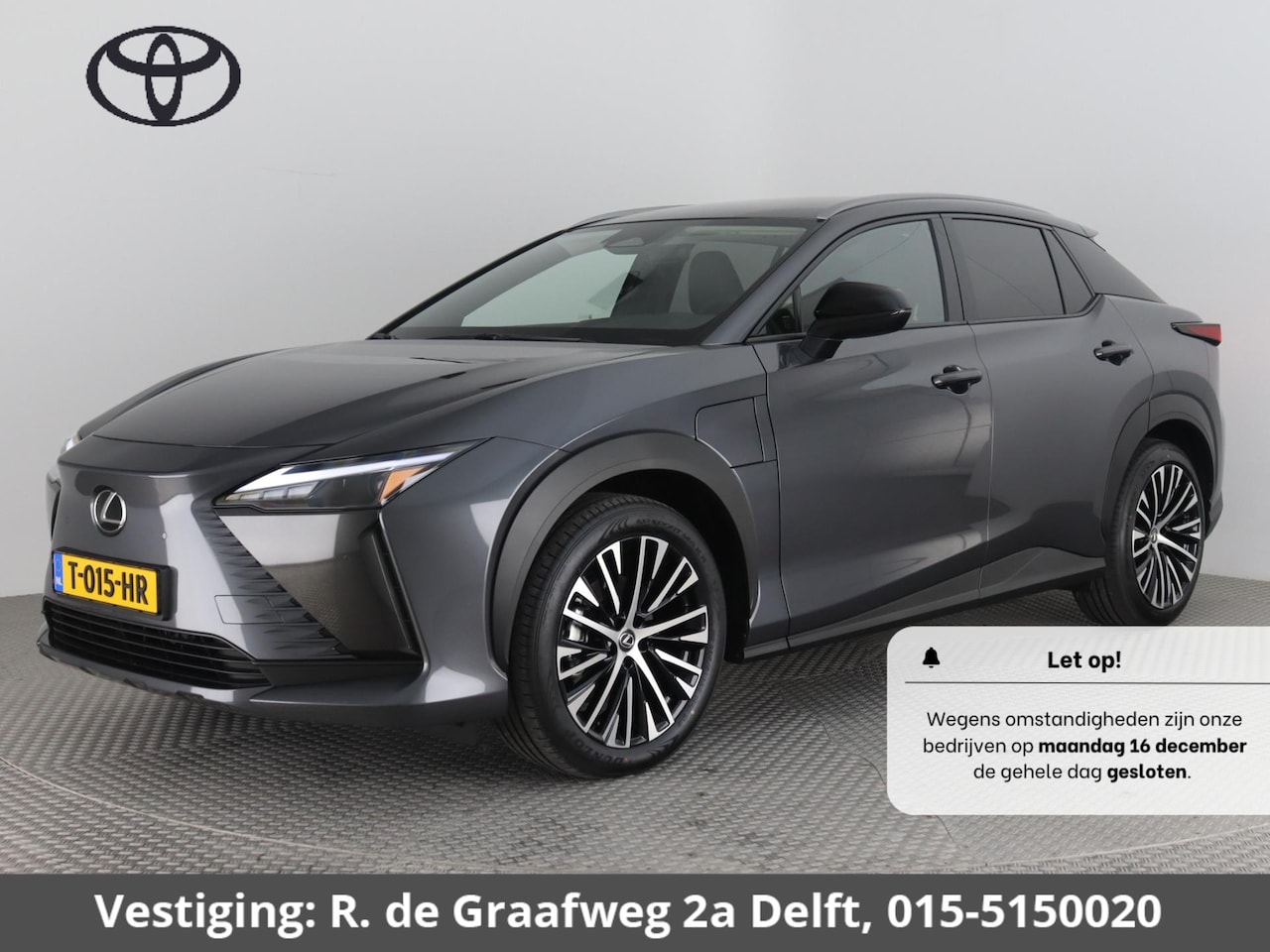 Lexus RZ - 450e Executive Line Premium Pack *DEMO* | 20" lichtmetalen velgen | SONIC GREY Metallic - AutoWereld.nl