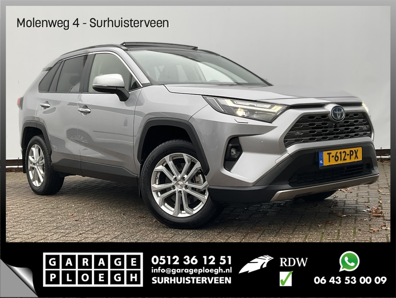 Toyota RAV4 - 2.5 Hybrid AWD Vol opties! Leer+koeling Pano.dak Carplay Trekhaak 4x4 - AutoWereld.nl