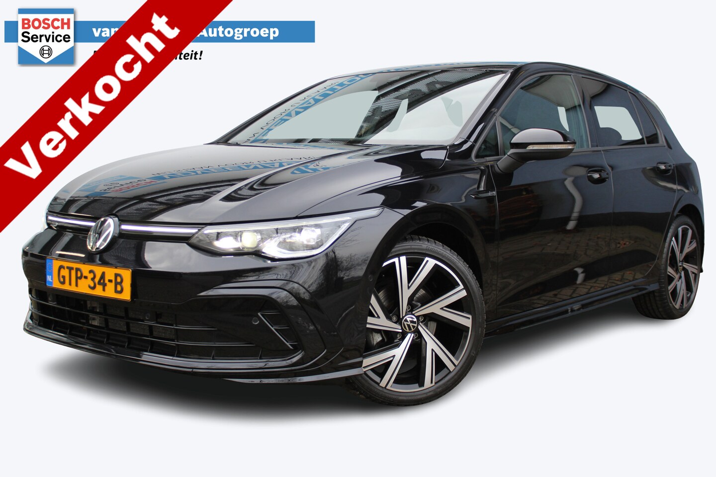 Volkswagen Golf - 1.5 eTSI R-Line Business | Fabrieksgarantie tot 2027 | Panorama dak | Stoelverwarming | St - AutoWereld.nl