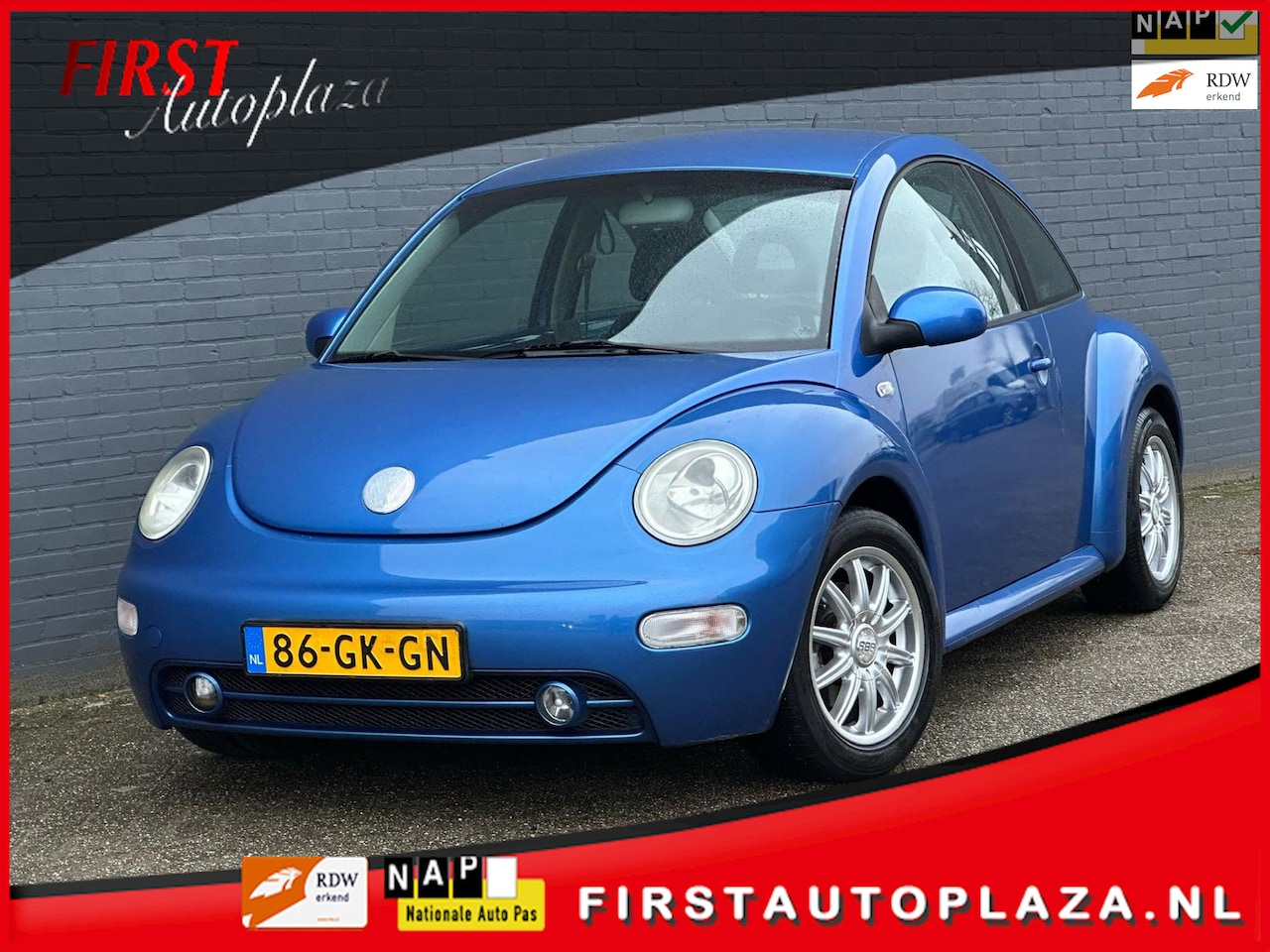 Volkswagen New Beetle - 2.0 Highline AIRCO/STOELVERWARMING | LEUKE AUTO ! - AutoWereld.nl