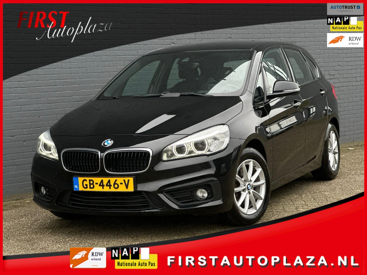 BMW 2-serie Active Tourer - 218i Essential HEAD-UP/NAVI/6-BAK/CRUISE/AC | KEURIGE AUTO ! - AutoWereld.nl