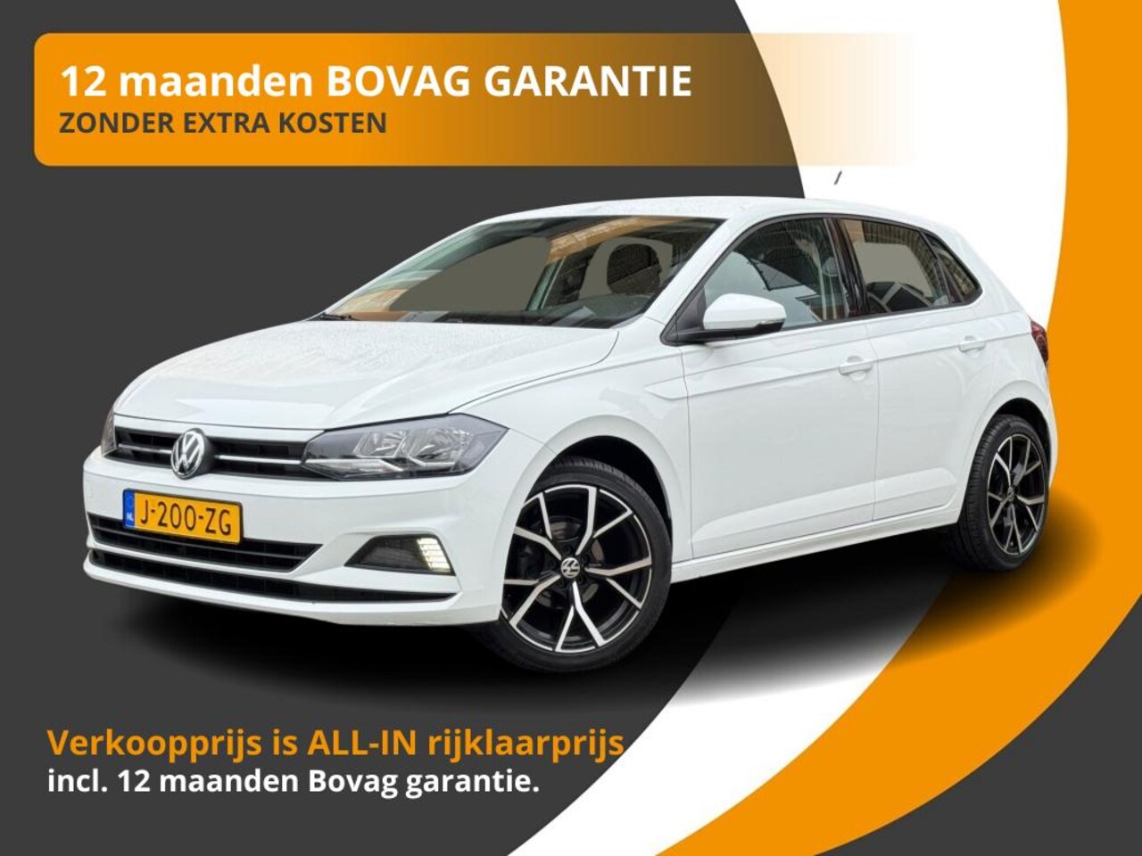 Volkswagen Polo - 1.0 TSI COMFORTLINE 5-DEURS NAVI/ACC-CRUISE/CARPLAY/NL-AUTO - AutoWereld.nl