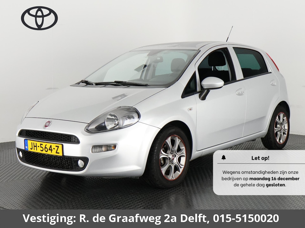 Fiat Punto Evo - Evo 0.9 TwinAir Lounge | Airco | Trekhaak | Parkeersensoren | Cruise control | - AutoWereld.nl