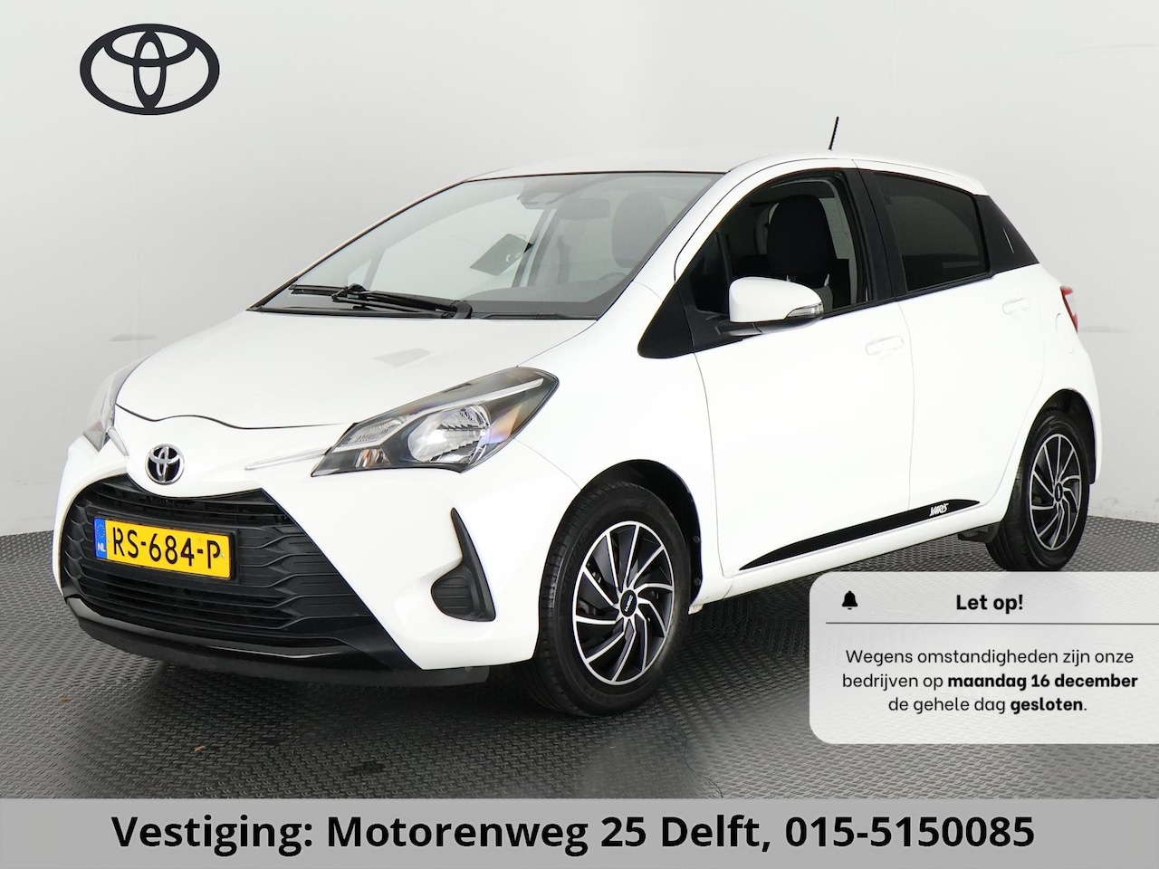 Toyota Yaris - 1.0 VVT-i COMFORT STYLE EDITION 1e EIG.AIRCO. ZEER ZUINIG ! 5 DRS. VEILIGHEIDS PAKKETTEN. - AutoWereld.nl