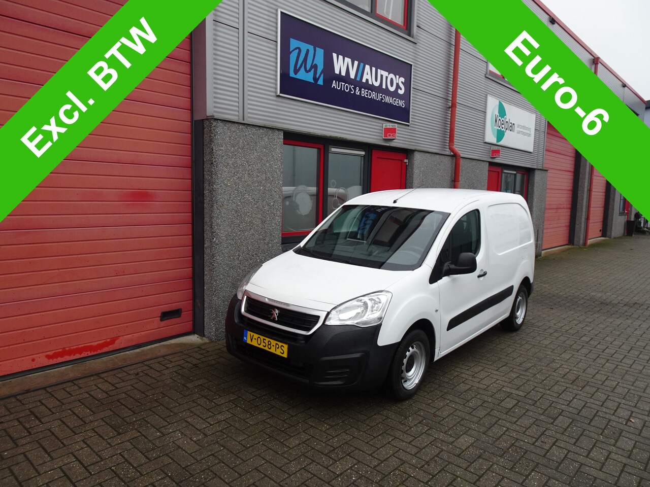 Peugeot Partner - 120 1.6 BlueHDi 75 L1 Premium airco schuifdeur - AutoWereld.nl