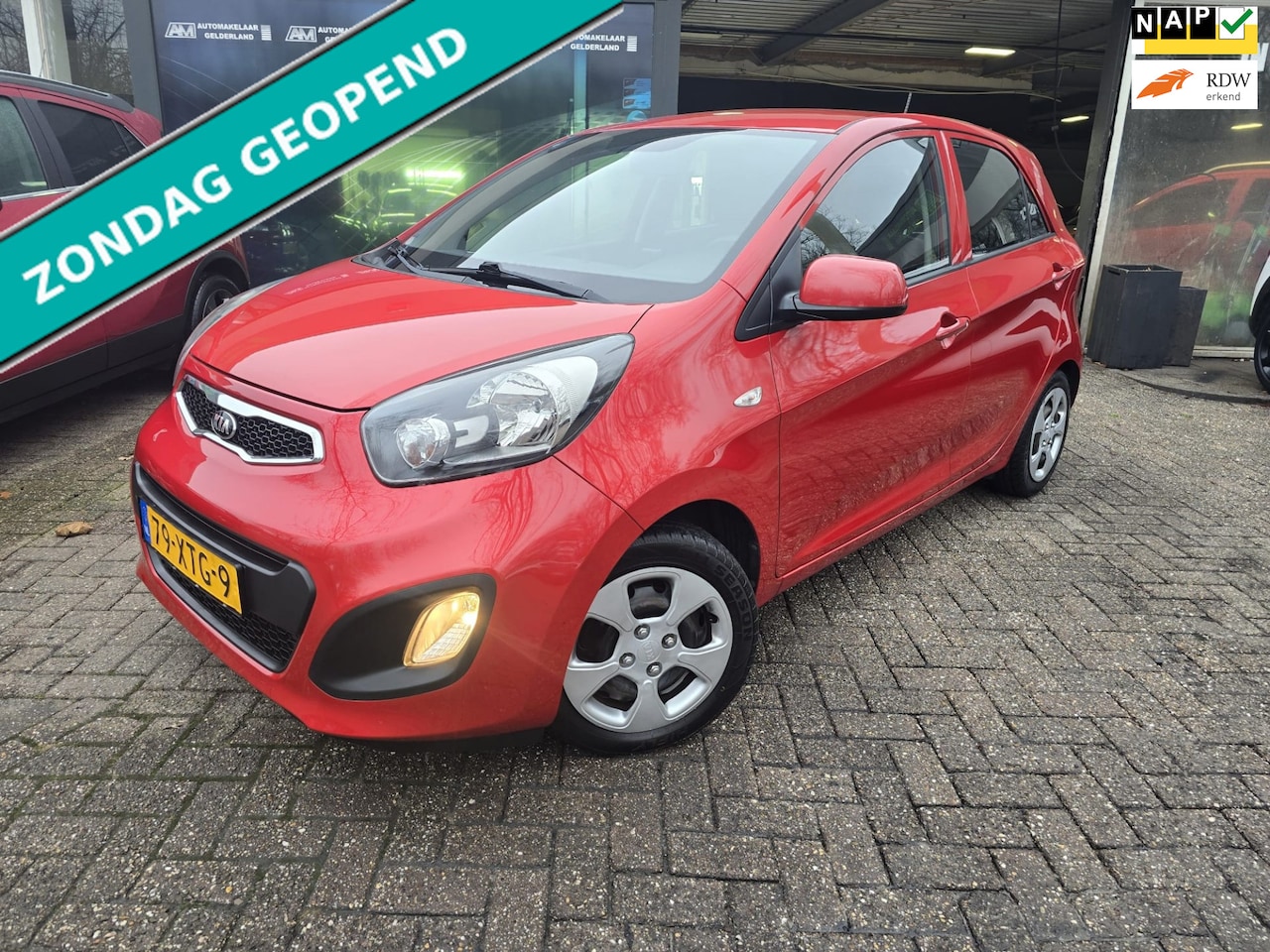 Kia Picanto - 1.0 CVVT Comfort Pack | 12 MND GARANTIE | NW APK | AIRCO | ELEC PAKKET | - AutoWereld.nl