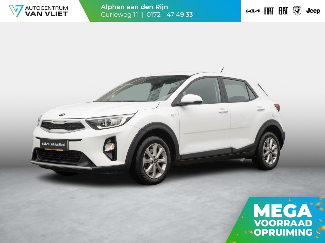 Kia Stonic - 1.2 MPi ComfortPlusLine Navigator Navigatie Achteruitrijcamera airco - AutoWereld.nl