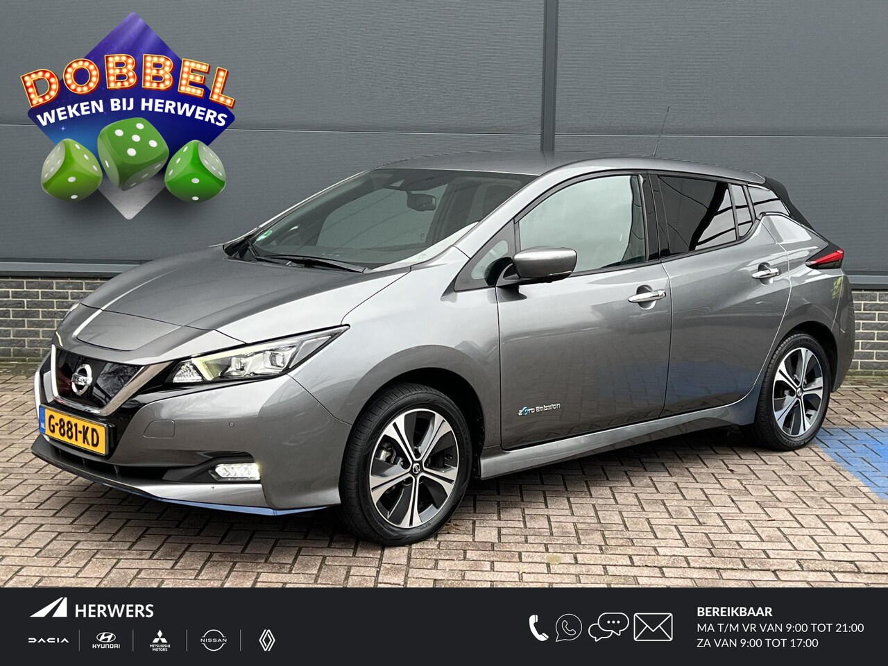 Nissan LEAF - 3.Zero Limited Edition 62 kWh / Navigatie / Private Lease €400,- / Stuur en Stoelverwarmin - AutoWereld.nl