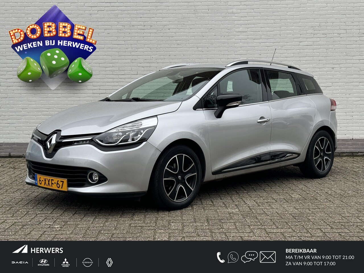 Renault Clio Estate - 0.9 TCe Dynamique / Trekhaak / Navigatie / Parkeersensoren / Cruise / Clima / Dealer Onder - AutoWereld.nl