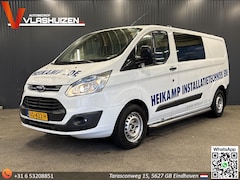 Ford Transit Custom - 330 2.2 TDCI L2H1 Trend Dubbel Cabine | € 6.450, - NETTO | Airco | Cruise | Navi | PDC |