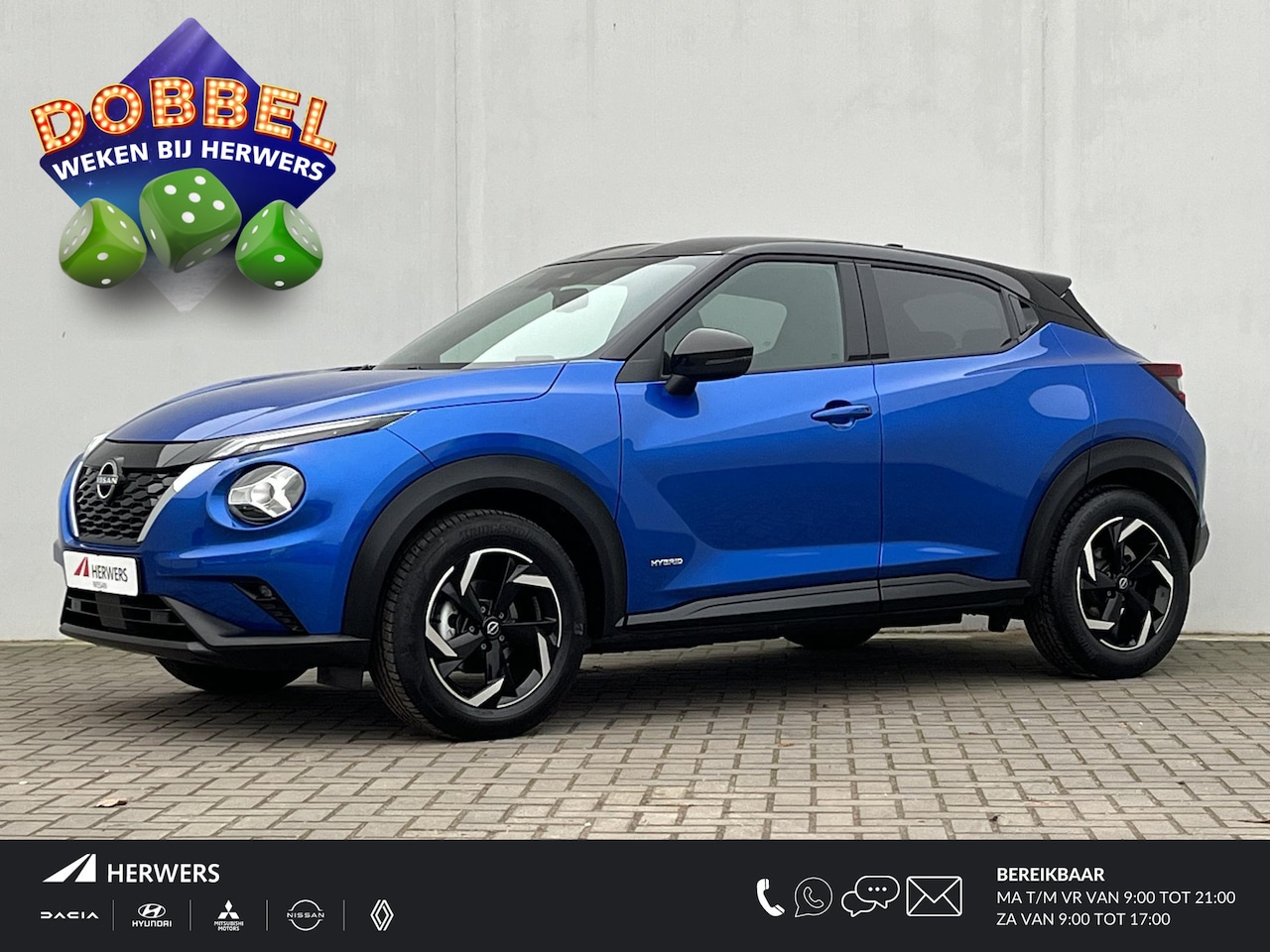 Nissan Juke - 1.6 Hybrid N-Connecta Automaat / Navigatie / Achteruitrijcamera / Stoel-, stuur- & voorrui - AutoWereld.nl