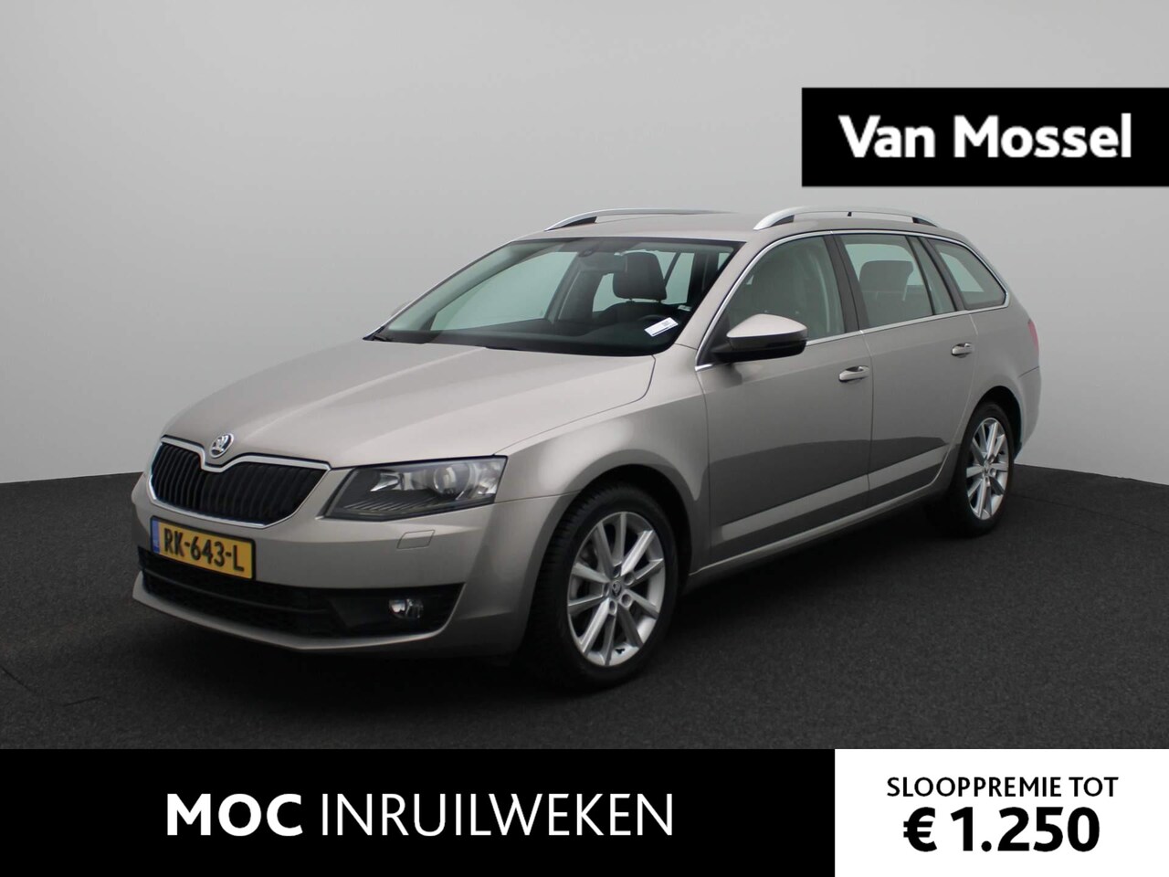 Skoda Octavia Combi - 1.2 TSI Greentech Elegance Businessline | Parkeersensoren achter | Half leder | Stoelverwa - AutoWereld.nl