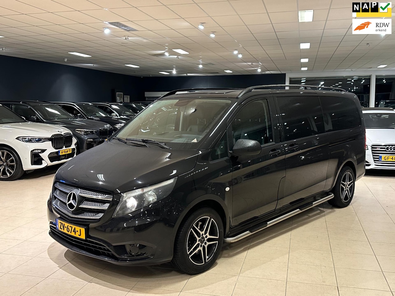 Mercedes-Benz Vito Tourer - 116 CDI Pro Extra Lang 9P. BTW Autm. 2x Schuifdeur Topstaat - AutoWereld.nl