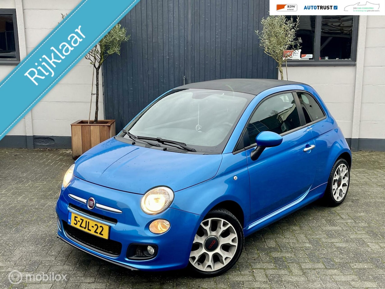 Fiat 500 C - 80pk TwinAir Turbo 500S|RIJKLAAR|USB|A-C|HALFLEER - AutoWereld.nl