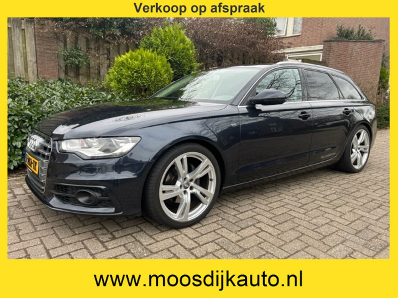 Audi A6 Avant - 2.8 FSI quattro S-Line Zeer mooi / Automaat / leer/ airco/ navig./ Audi velgen 20` nw band - AutoWereld.nl