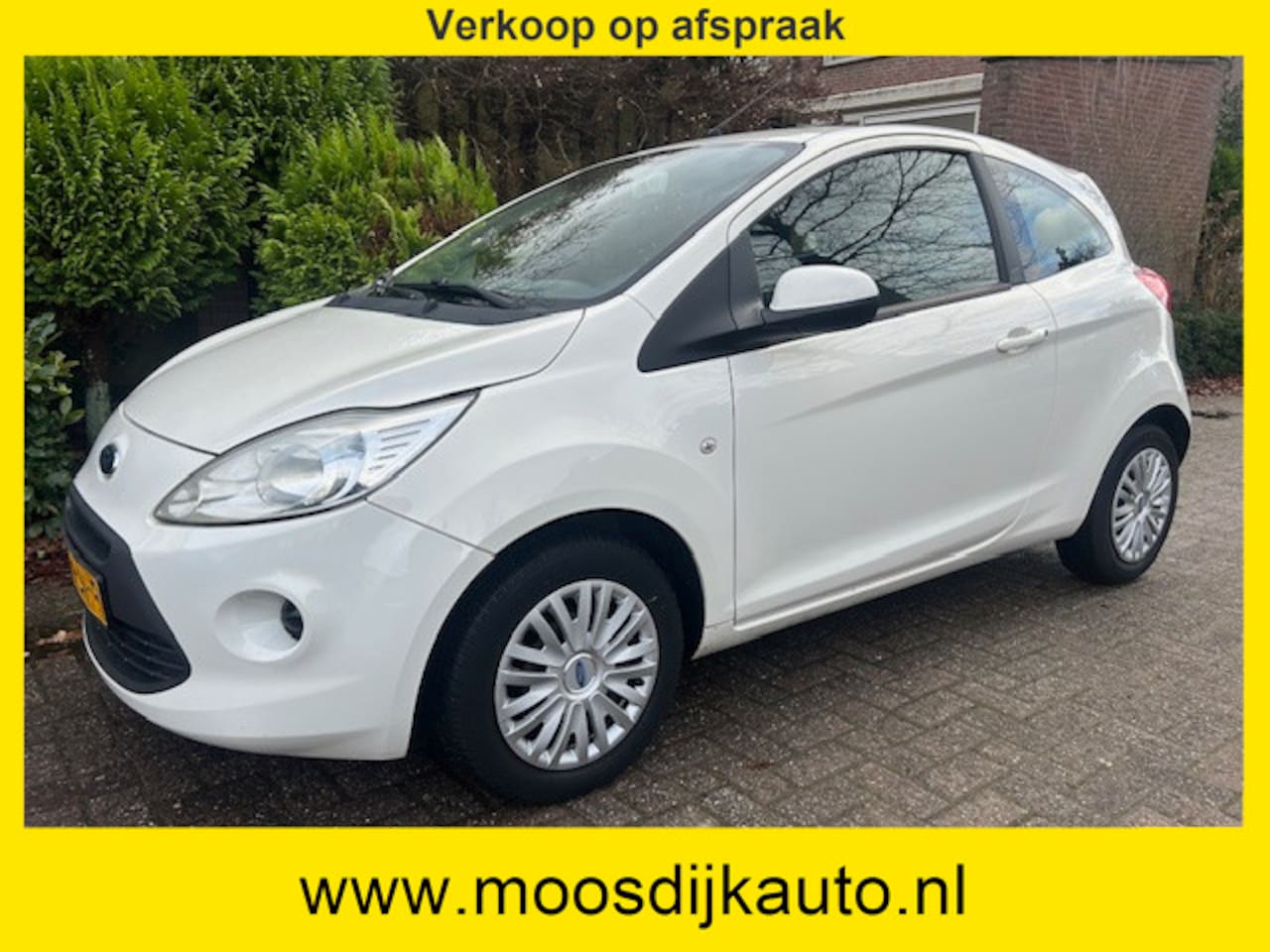 Ford Ka - 1.2 Comfort start/stop 1e eig/ Airco/ Orig NL auto/ met NAP/ nw APK Verkoop alleen op afsp - AutoWereld.nl